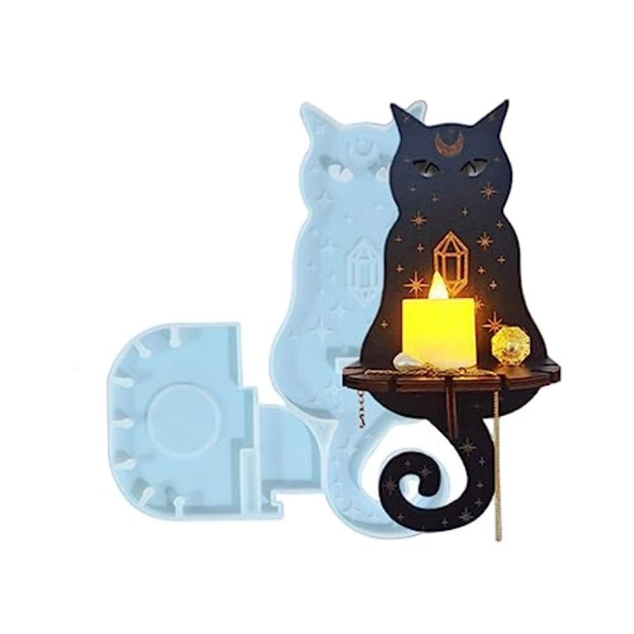 Candle Holder Decor - Moules en résine silicone, moules en