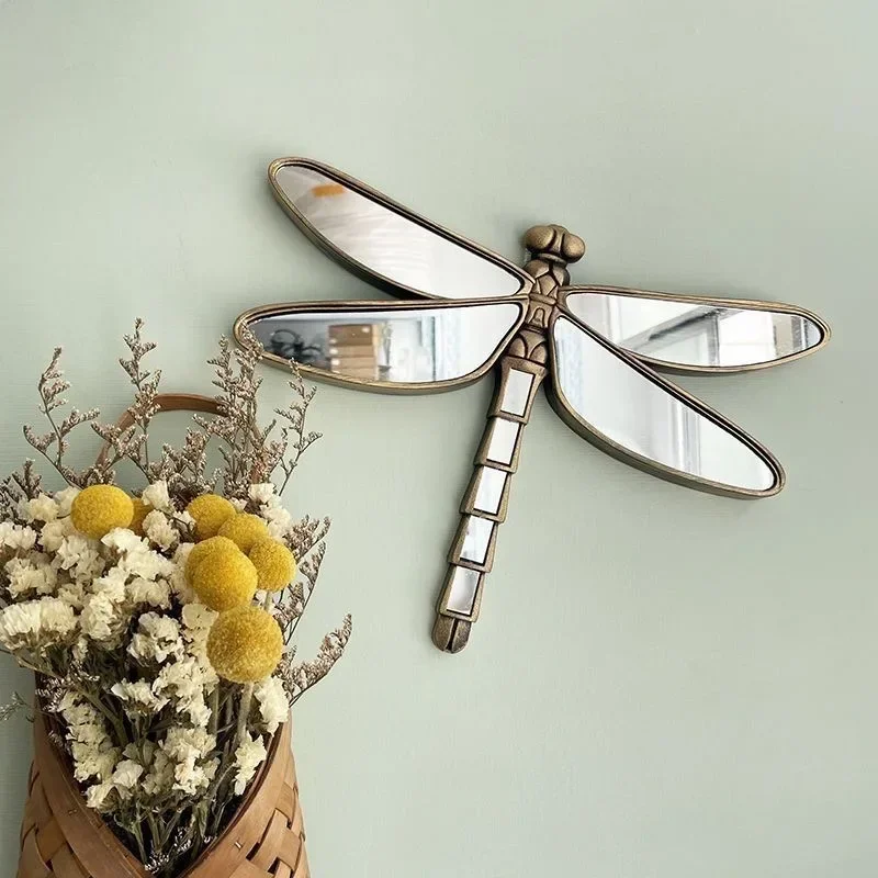 Decorative Mirror - A7-25 Miroir créatif vintage, miroir libellule,