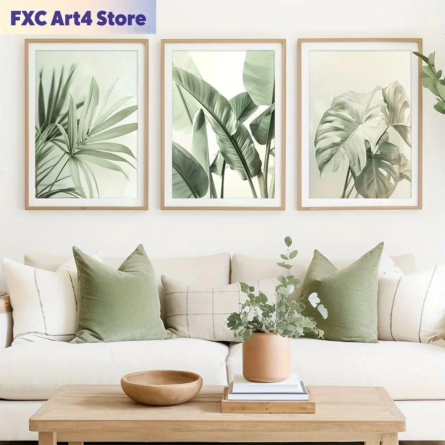 Abstract Canvas Set - Lot de 3 tableaux décoratifs muraux