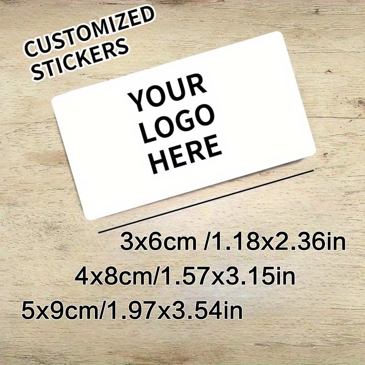 Wall Sticker - Autocollants rectangulaires personnalisés – Logos et