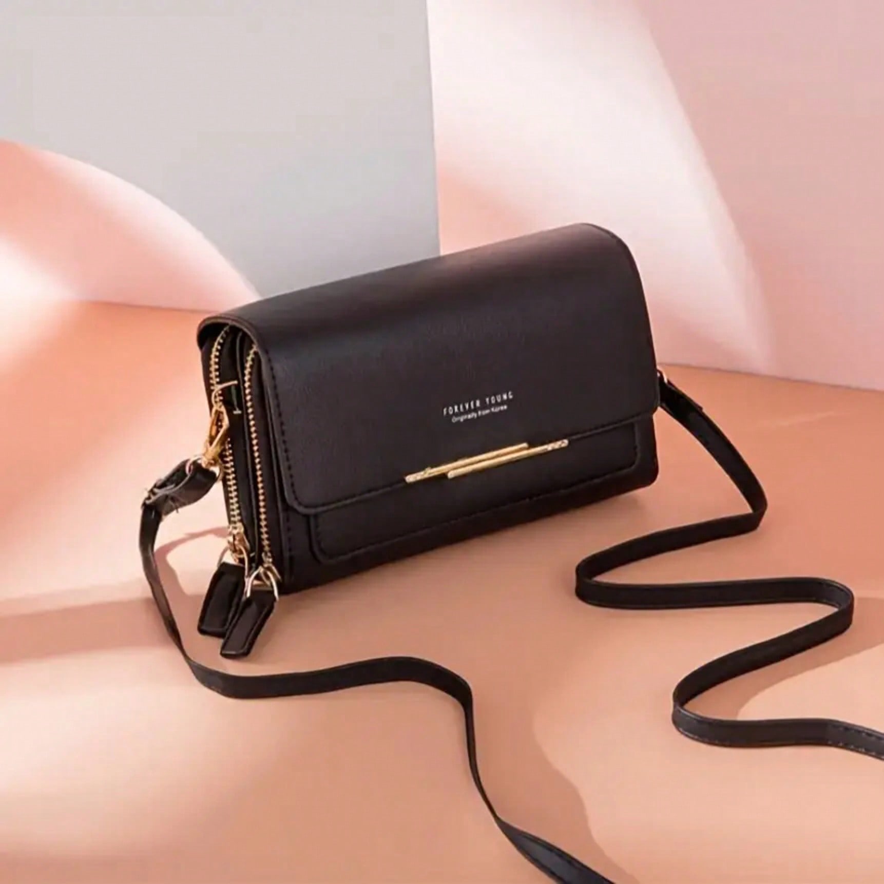 Interior Design High End - Sac bandoulière en cuir synthétique de