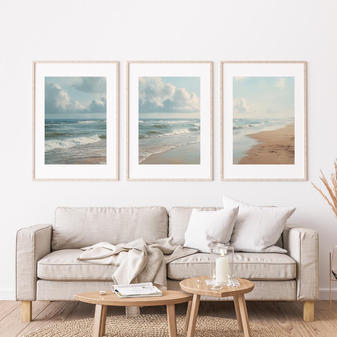 Lot de 3 impressions triptyque - Abstract Canvas Set avis et prix