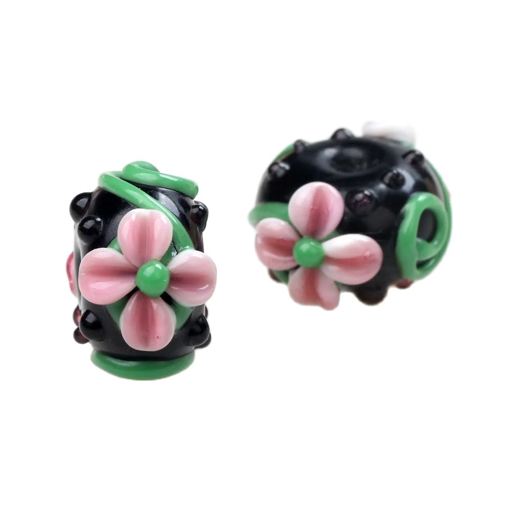 Pétales de fleurs gravées rétr - Vase Decor avis et prix