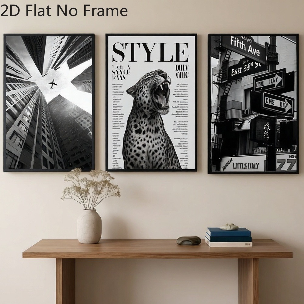 (Sans cadre, 3 pièces) - Décor - Abstract Canvas Set avis et prix