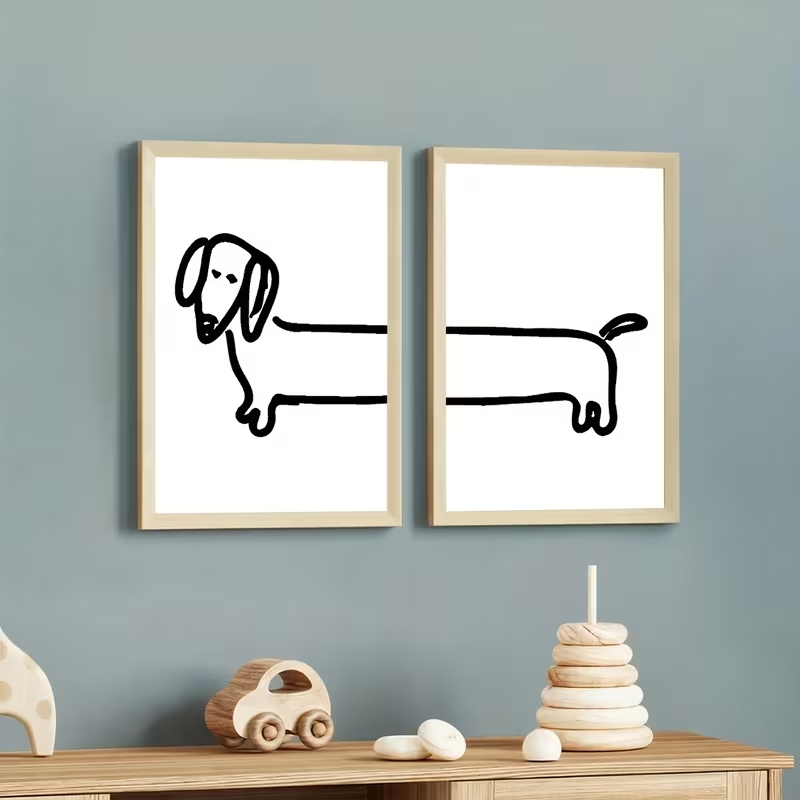 2 pièces d'art mural moderne e - Interior Design Living Room avis et prix