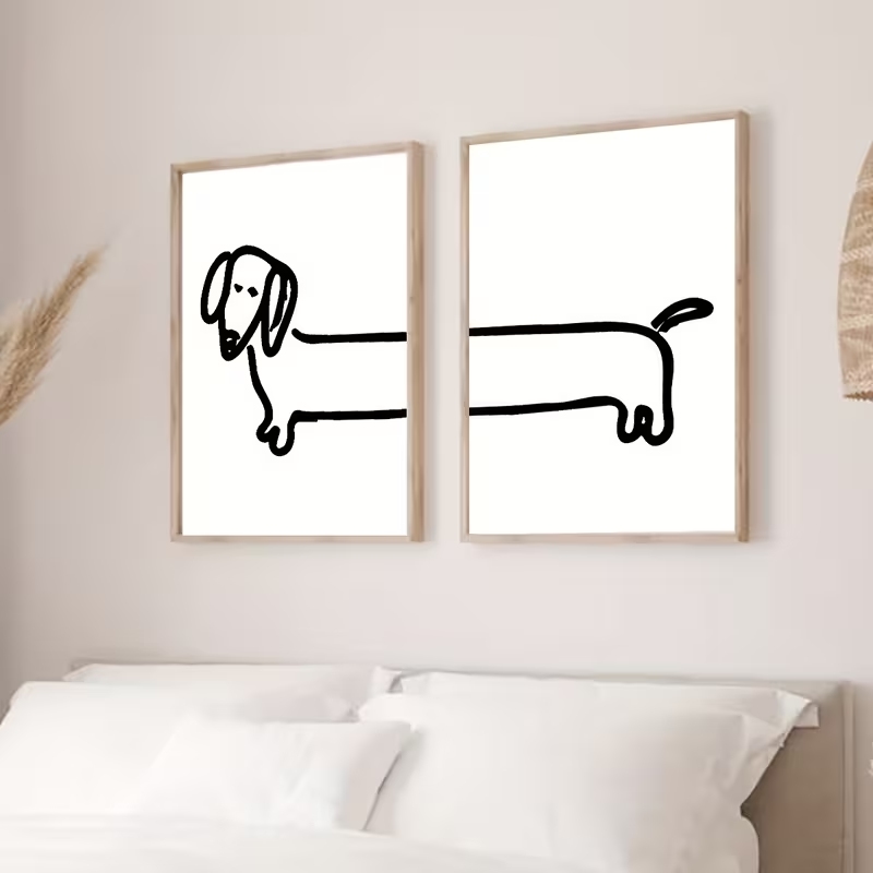 2 pièces d'art mural moderne e - Interior Design Living Room avis et prix