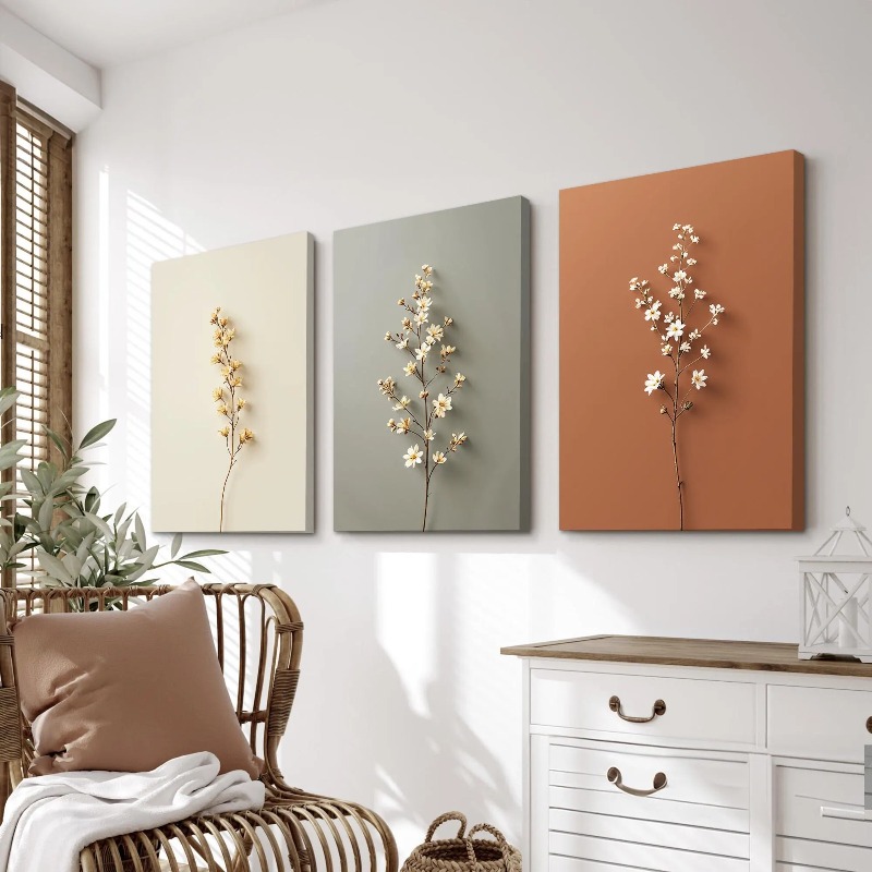 Lot de 3 tableaux sur toile sa - Abstract Canvas Set avis et prix