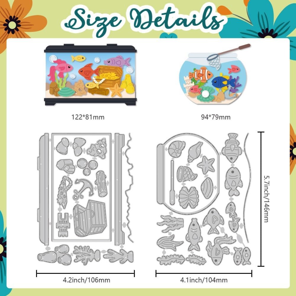 Matrices de découpe d'aquarium - Picture Frame avis et prix