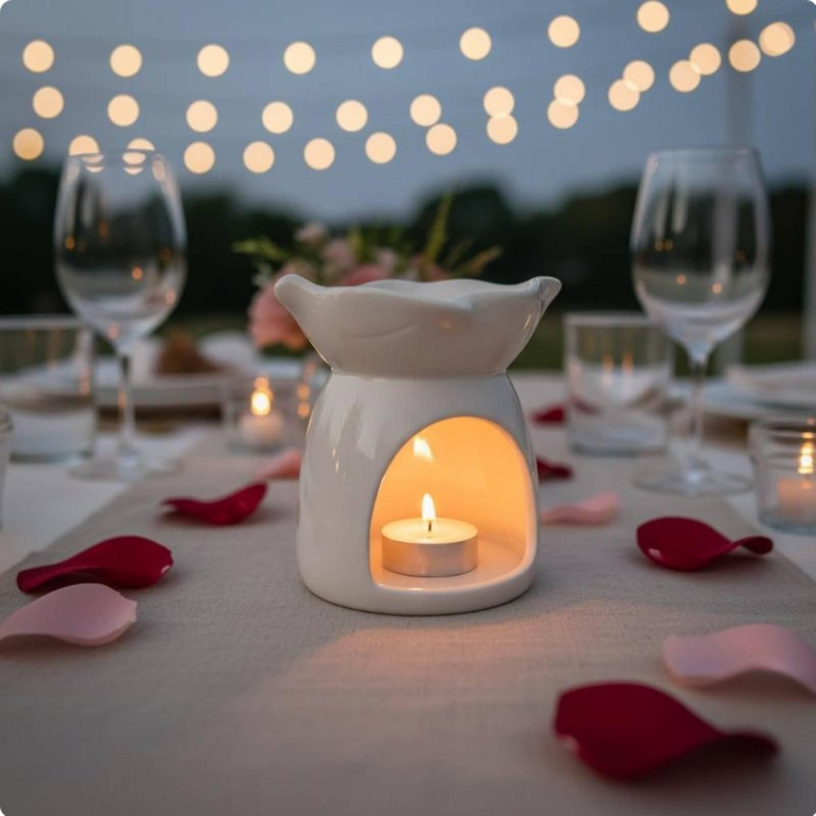 Porte-bougie en céramique, brû - Candle Holder Decor avis et prix