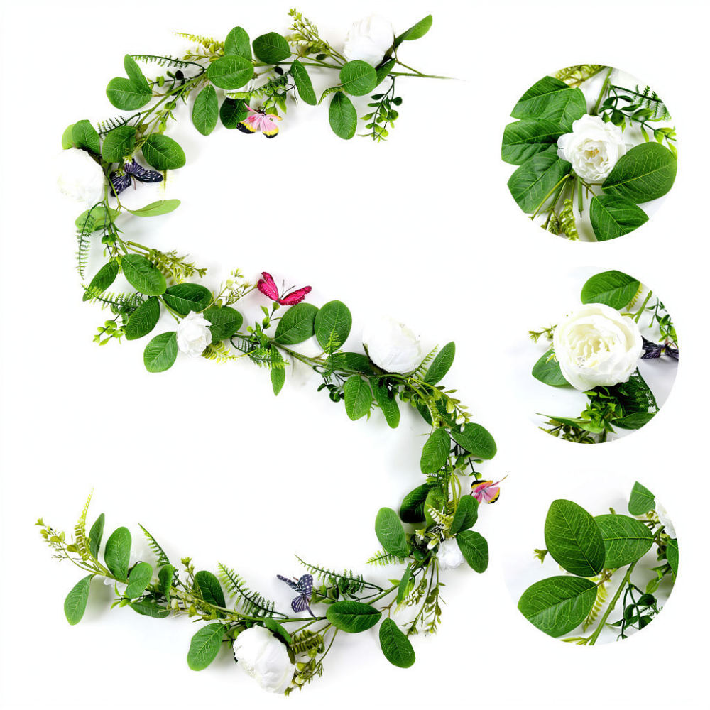 Guirlande de fleurs artificiel - Table Runner avis et prix