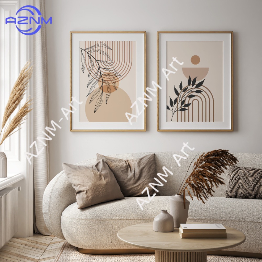 Ensemble de 2 tableaux muraux  - Abstract Canvas Set avis et prix